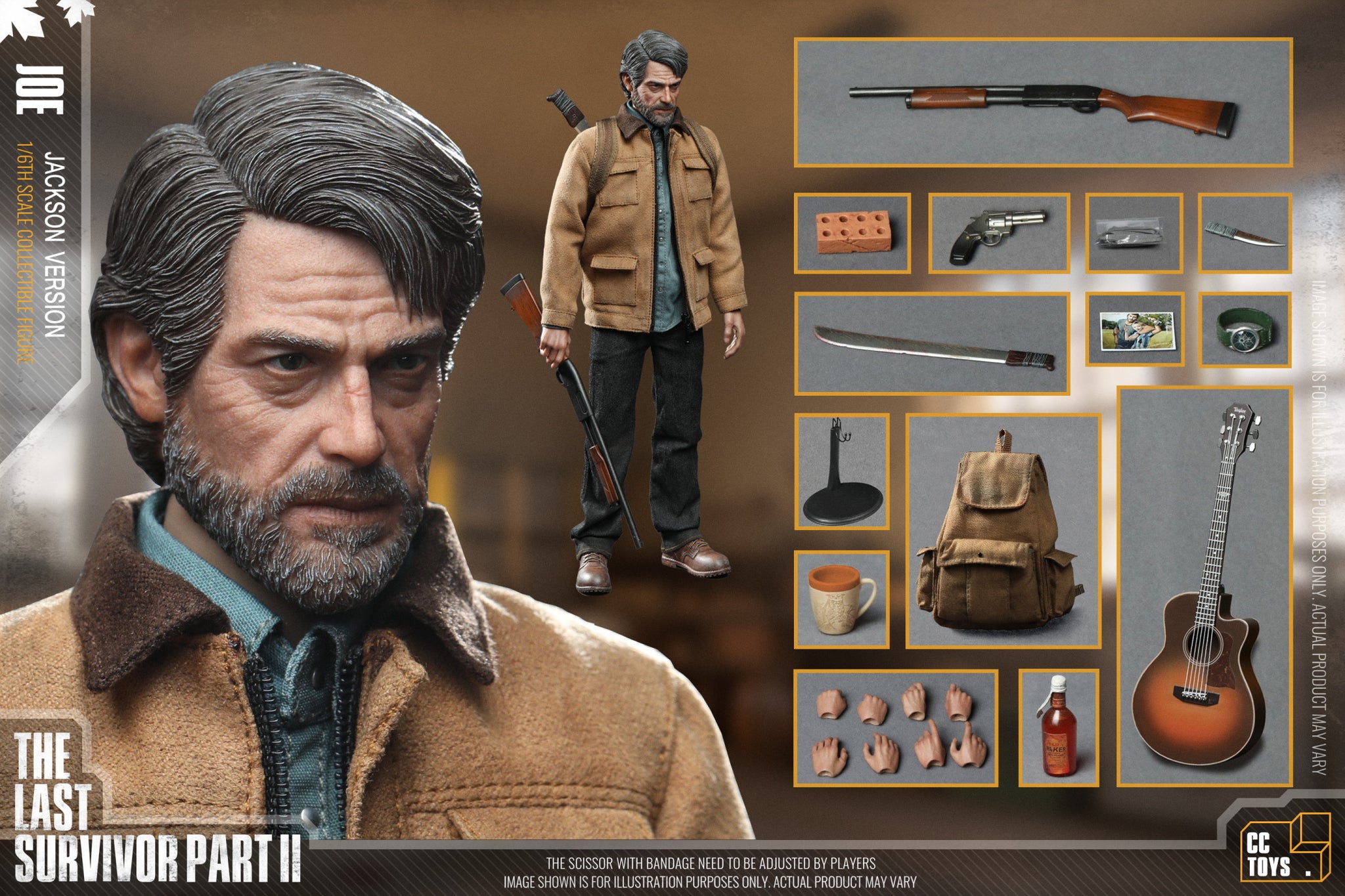 CC Toys 1/6 Last of Us Part II Joel Last Survivor | NeoGeek Toys